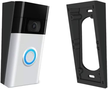 GESTECH Fixed 10 Degree Up/Down Tilt Angle Wedge for Video Doorbell 1st Generation, 2nd Generation, Doorbell Plus, Wired, Pro, Pro 2 Non Stackable (1st Gen, 2nd gen, 2, 3, 4, Plus)