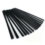 50 Stick Diffuser Sticks, 4mm*30cm Reed Diffuser Sticks, Black Reeds for Diffusers, Strong Smelling Reed Diffuser, Suitable for Bedroom, Bathroom, Office Volatile Aroma