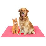Amorite Reusable Washable Dog Pee Mat 100 X 70 Salmon Rose (Medium) | Leakproof Dog Potty Pad | Puppy Training Pads | Pet Floor Protection Mat | Non-Slip Pee Mat for Dogs and Puppies