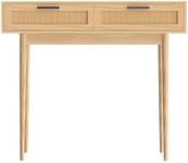 Artiss Console Table, Rattan Side H