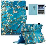 iPad 9.7 inch 2017 Case, iPad Air Case, iPad Air 2 Case, Dteck PU Leather Folio Smart Cover Stand Wallet Case with Auto Sleep Wake for New iPad 9.7 Inch 2017,iPad Air 1, iPad Air 2, Blossom