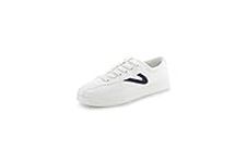 TRETORN Women's Nylite Plus Canvas Sneakers, White/Navy, 7