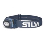 Silva Head Torch Battery Powered - Discover - 500 Lumen Head Lamp - Runs on 3X AAA (Not Included) - 3 Brightness Levels - White, Red & Orange LEDs - Battery Indicator - Outdoor & Running Head Torch