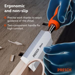 Presch 6-Piece Wood Chisel Set – Precision Carpentry Tools