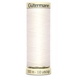 Gutermann Sew-All General Purpose Polyester Thread for Hand or Machine Sewing, Embroidery and Stitching - Colour 111-1 x 100m Spool