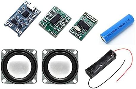 SP Combo of PAM8403 with Bluetooth Stereo Audio Receiver and Charger Module Micro USB 5V 1A Lithium Battery Charging Converter DIY Kit