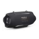 JBL Xtreme 5 - Portable Waterproof Speaker with Massive Legendary JBL Sound, Ambient Edge Lighting, and a Convenient Shoulder Strap - Black