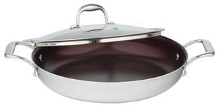 Meyer - Supersteel Stainless Steel Everyday Pan, Nonstick Skillet with Lid (32cm/12")