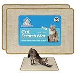 2pk Cat Scratching Mats | 60cm x 40cm | Prevent Damage to Your Sofa by Using This Sisal Mat Cat Scratcher | Your Cat Will Love Our Cat Scratch Mat | Cat Scratchers for Indoor Cats | Cat Scratching Pad