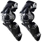 Scoyco Armor Knee Protectors,Rotatable Hard Collision Avoidance Off-Road Knee Guards for Motorcyle/BMX/ATV (Black)