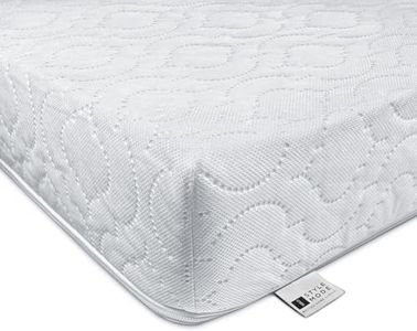 iSTYLE MODE BETTER HOME CHOICE Baby Toddler Cot Bed Fully Breathable Foam Mattress & Waterproof Cover (140 x 70 x 10)