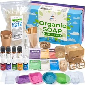 Soap Making Kit for Adults Organic - Soap Kit Making for Beginners Natural - Make Your Own Soap - DIY Soap Maker Kit - Organic Soap Making Kit