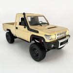 HLSFWDRIVE RC Crawler 1/12 RC Truck Pickup Toyota LC79 RC Rock Crawler 4x4 Offroad RTR 2.4Ghz All Terrain with 280 Brushed Motor Proportional Throttle Steering for Adult MN-82