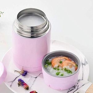 Yosoo 800ml 304 Stainless Steel Portable Vacuum Thermal Cup Pot Lunch Box Insulated Food Container Stew Beaker Stew Pot Stuffy Porridge Pot Artifact Insulation Lunch Box