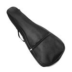 26 Inch Ukulele Case Backpack Straps Gig Bag Case Storage For Travel Performance Concert Show (Black)