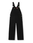 Dickies, Men's, CLASSIC BIB OVERALLS, RINSED BLACK, 34W / 32L