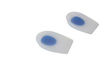 Pro11 Orthotic Silicone Blue spot Length Heel Insoles for Heel Pain Plantar Fasciitis Metatarsalga (Medium 6-8.5)