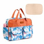 motherly 15 liter Multipurpose Diaper Handbag with Changing Mat|6 Month Warranty |(Flamingo)