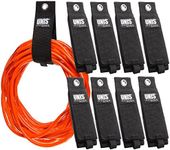 8 Pack Heavy Duty Large 13-inch Extension Cord Storage Extendable Cable Ties Strap Loop Hanger Organizer for Cable, Hose, Power Cord, and Rope