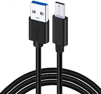 UNIDOPRO 3FT 10mm Extended Long Tip USB-C Data Sync Fast Charger Cable Cord (USB 3.0 Male A to Type C 3.1 Male) for IP68 Waterproof/Rugged Phones or Cases with Deep Recessed Ports