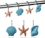 AGPtek® Seashell Shower Curtain Hoo