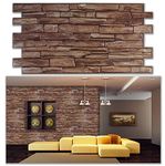 Grace Baltic – 3D Wall Panels for Interior Wall Decor Non-Adhesive Thin and Elastic PVC Wall Covering Panels for Home and Office… (10, Karelian)