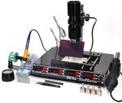 YIHUA 1000B- 4 in 1 Station - IR Infrared BGA, Preheater, Soldering Station and Hot Air Rework Station, plus a Temp Sensor, ºC/°F display, PCBs Holder, LED Lamp and more.