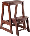 Winsome Wood Step Stool, Antique Walnut