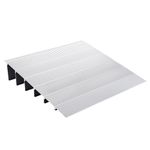 VEVOR Transitions Modular Entry Ramp, 6" Rise Door Threshold Ramp, Aluminum Threshold Ramp for Doorways Rated 800lbs Load Capacity, Adjustable Threshold Ramp for Wheelchair, Scooter, and Power Chair