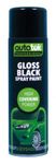 Autotek Professional High Covering Power Spray Paint, Gloss Black, 500 ml