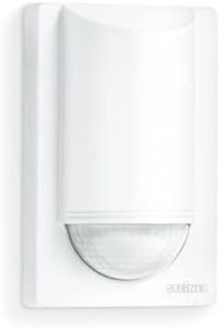 Steinel PIR Motion Detector IS 2180-2 White, 180° Motion Sensor, 1000 W, Sneak-By Protection, Twilight Switch