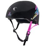 Triple Eight Certified Sweatsaver Helmet - Black/Hologram (Large/X-Large)