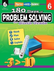 180 Days of Problem Solving for Sixth Grade – Build Math Fluency with this 6th Grade Math Workbook (180 Days of Practice)