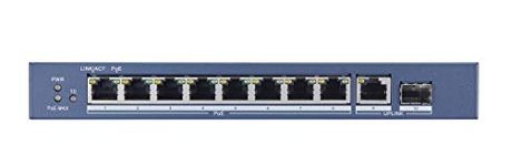 Hikvision 8 Port Unmanaged POE Switch (DS-3E0510P 8 Port Gigabit)