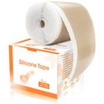 LerFot Silicone Scar Sheets (1.6" x 60"Roll), Soft Silicone Scar Tape for Scars Removal, Reusable Easy-Tear Silicone Tape Painless Scar Removal for Surgery, C-section, Burn, Acne, Keloid, Thyroid