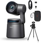 OBSBOT Tail AIR AI-Powered PTZ Streaming Camera 4K Webcam, f/1.8 Aperture, AI Auto Track PTZ Camera, Support NDI, Wired&Wireless Connection, Video Camera Live Streaming for Church, Sports, Music Live