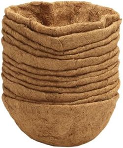BestNest Panacea 88593 Round Coco Fiber Liners, 16" Dia., Set of 12