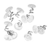 Attmu Clear Heads Twist Pins for Upholstery, Slipcovers and Bedskirts, 0.75 Inches, Set of 50