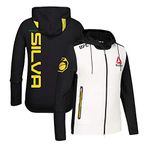 Reebok Anderson Silva UFC Fight Kit Full-Zip Official Black Walkout Hoodie