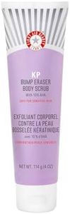 First Aid Beauty - KP Bump Eraser Body Scrub with 10% AHA, Keratosis Pilaris Skin Exfoliater with Glycolic and Lactic acids, Helps Reduce Chicken Skin Bumps, Safe for Sensitive Skin, 4 oz