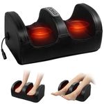 Cotsoco Foot Massager with Heat, Foot Massager,3 Modes Shiatsu Foot Massager with Massage Roller, Foot and Calf Massager, Feet Massager Suitable for Relax at Home or Office Use, Fathers Mothers Day Gifts - Black