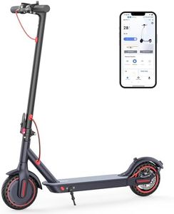 Qlaway 8.5" E Scooter for Adults 19 MPH 350W Motor 281WH Battery, Motorized Scooter Up to 22 Miles Range, Foldable Scooter Bearing 265 LBS/APP Control