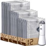 Vacbird 12 Pack Vacuum Bags for Tra