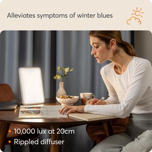 Lumie Vitamin L Light Box – Slim LED SAD Therapy Lamp