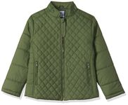 Amazon Brand - Symbol Girl's Jacket (AW23SYMGJ61_Sprout Green_9-10 Years)