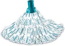 Leifheit Replacement Mop Head for Classic Mop, Viscose Mop Head, Viscose, Washable at 60°C, Universal Screw Thread Connection to Handle