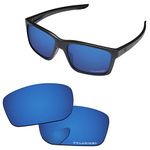 PapaViva Replacement Lenses for Oakley Mainlink OO9264-57mm Sunglasses Frame Deep Water - Polarized