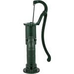 VEVOR Antique Hand Water Pump 14.6 x 5.9 x 26 inch Pitcher Pump w/Handle Cast Iron Well Pump w/Pre-Set 0.5" Holes for Easy Installation Old Fashion Pitcher Hand Pump for Home Yard Ponds Garden Green