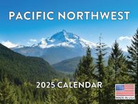 Pacific Northwest Calendar 2025 Monthly Wall Calender 12 Month | American Made In The USA