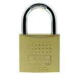 BURG-WÄCHTER, Padlock, 8 mm Shackle, 2 Keys, Cut Resistant, Boccia 450 50 SB